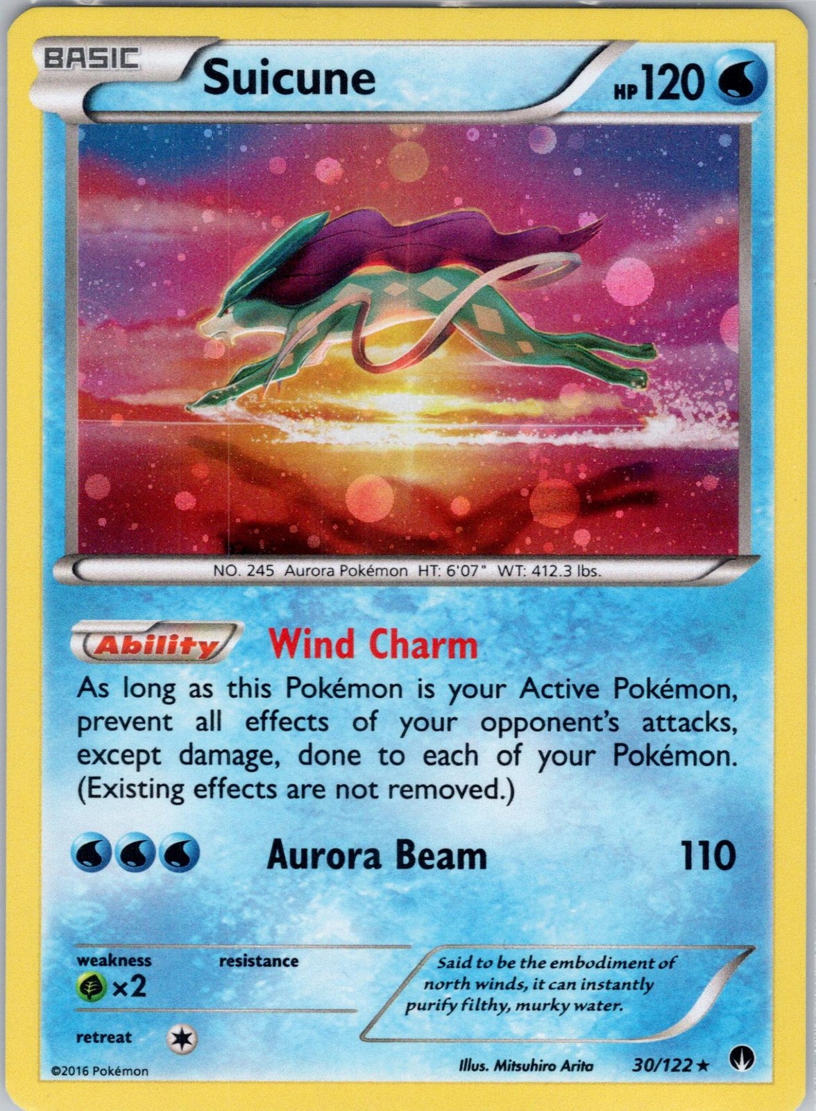 Suicune - 30/122 (Cosmos Holo) Promo Blister Exclusives 030/122 LP
