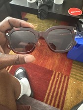 Amiri Red Sunglasses