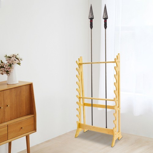 Sword Stand, Vertical Sword Stand Display, 10 Tier/5 Hole Sword Holder