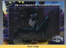 2022 Marvel Metal Universe Spider-Man Skyscraper Shadow Box Silk #SS17 READ b7b