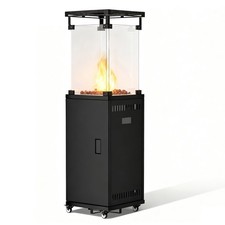 Outdoors Standing Patio Heater 13 KW Propane Gas On Wheels Brand New