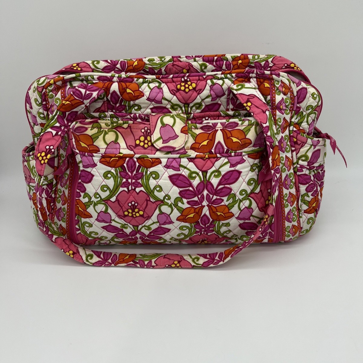 Vera Bradley Pink “Lilli Bell” Retired Diaper Bag With  display picture 3