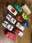 Vintage Lesney Matchbox Car Lot Of 11 Ford GT Racing Mini Daimler Bus