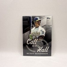 2025 Topps Series 1 - Call to the Hall Rickey Henderson #CTH-18
