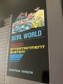 NES Nintendo Devil World Original RARE