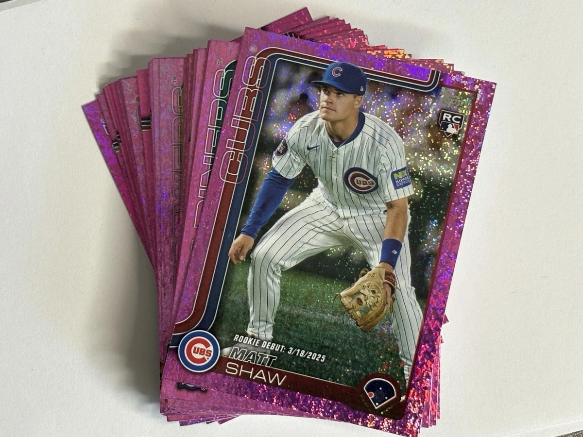 2025 Topps Baseball Pink Holofoil SP You Pick | eBay