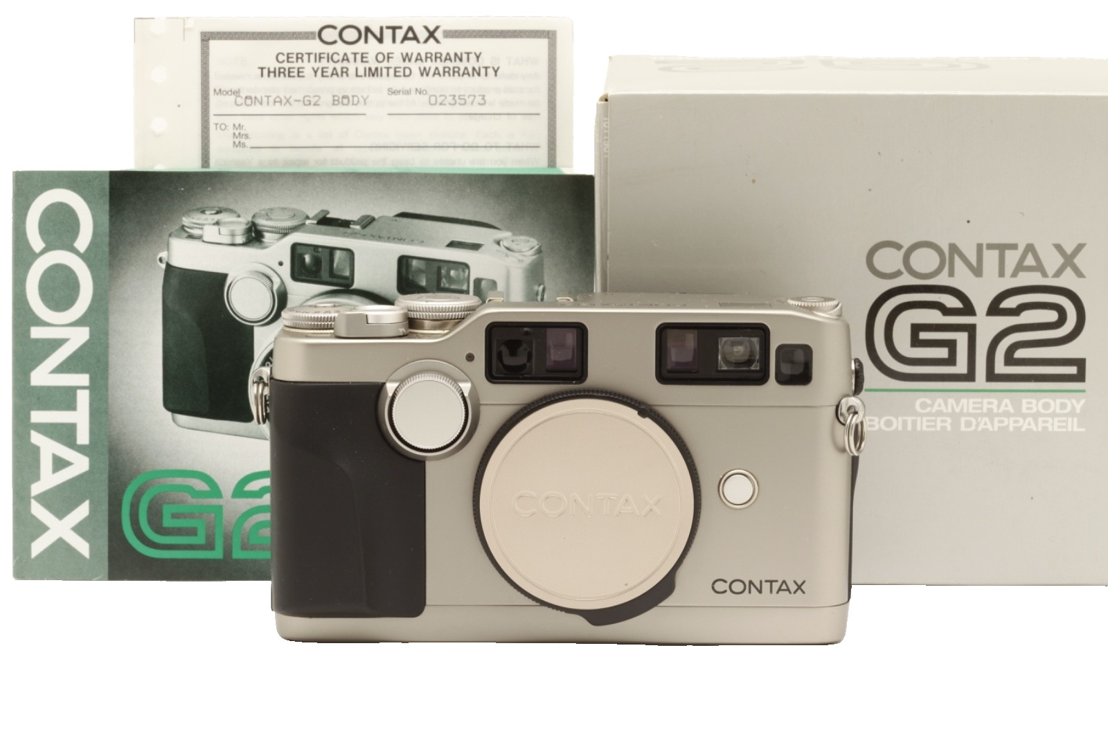 Contax G2 vintage camera equipment - eBay listing photo 2
