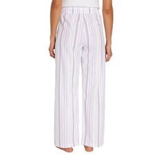 Pantalones de pijama a cuadros para mujer, suaves, cómodos, de pierna ancha, casuales, ligeros, elásticos, para dormir, X001-Negro