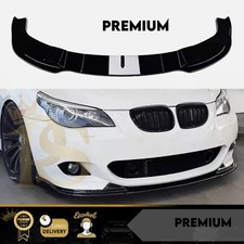 Glanz Schwarz Frontlippe Für BMW 5er E60 E61 M-Sport 2005-2010