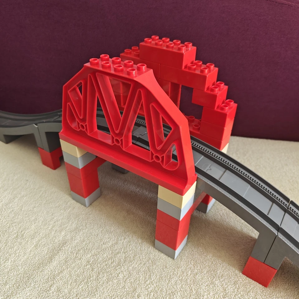Lego Duplo 3774 - Le Pont - Train Chemin de fer Rails - Photo 4/4