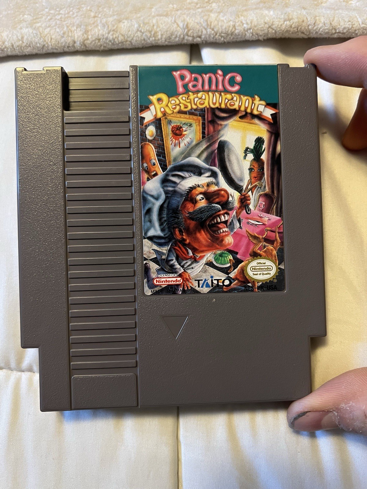 Panic Restaurant Nintendo Cart Only Rare NES