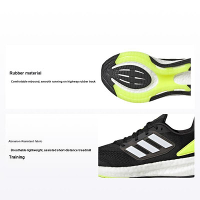 adidas PureBoost 22 Low White Solar Yellow - HQ1449