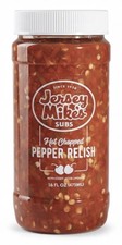 NEW! Authentic Jersey Mike’s Hot Chopped Pepper Relish, 16 oz, FREE EXPEDITED