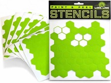 LiME LiNE Honeycomb Airbrush Stencil for Custom Paint