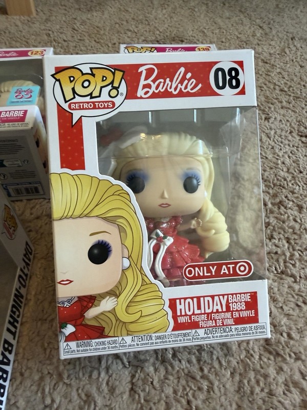 Funko Pop! Vinyl Barbie Retro Toys Collection Multicolor Holiday 1988
