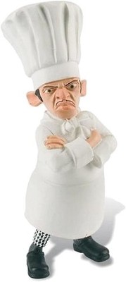 Ratatouille Figur Koch WD Skinner Sticker Bullyland 12702  8,5cm H