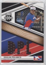 2020 Panini Elite Extra Edition DPL Material Black Shalin Polanco #DPM-SP 0m4q