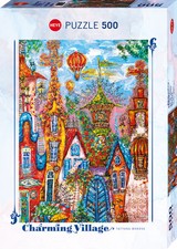 Heye: Charming Village: Blue Gate: Rompecabezas de 500 piezas nuevo regalo