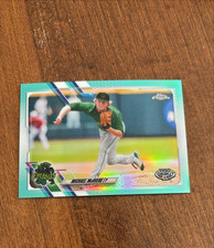 Michael McAvene 2021 Topps Pro Debut Chrome Aqua Refractor PDC-108 Cubs /75