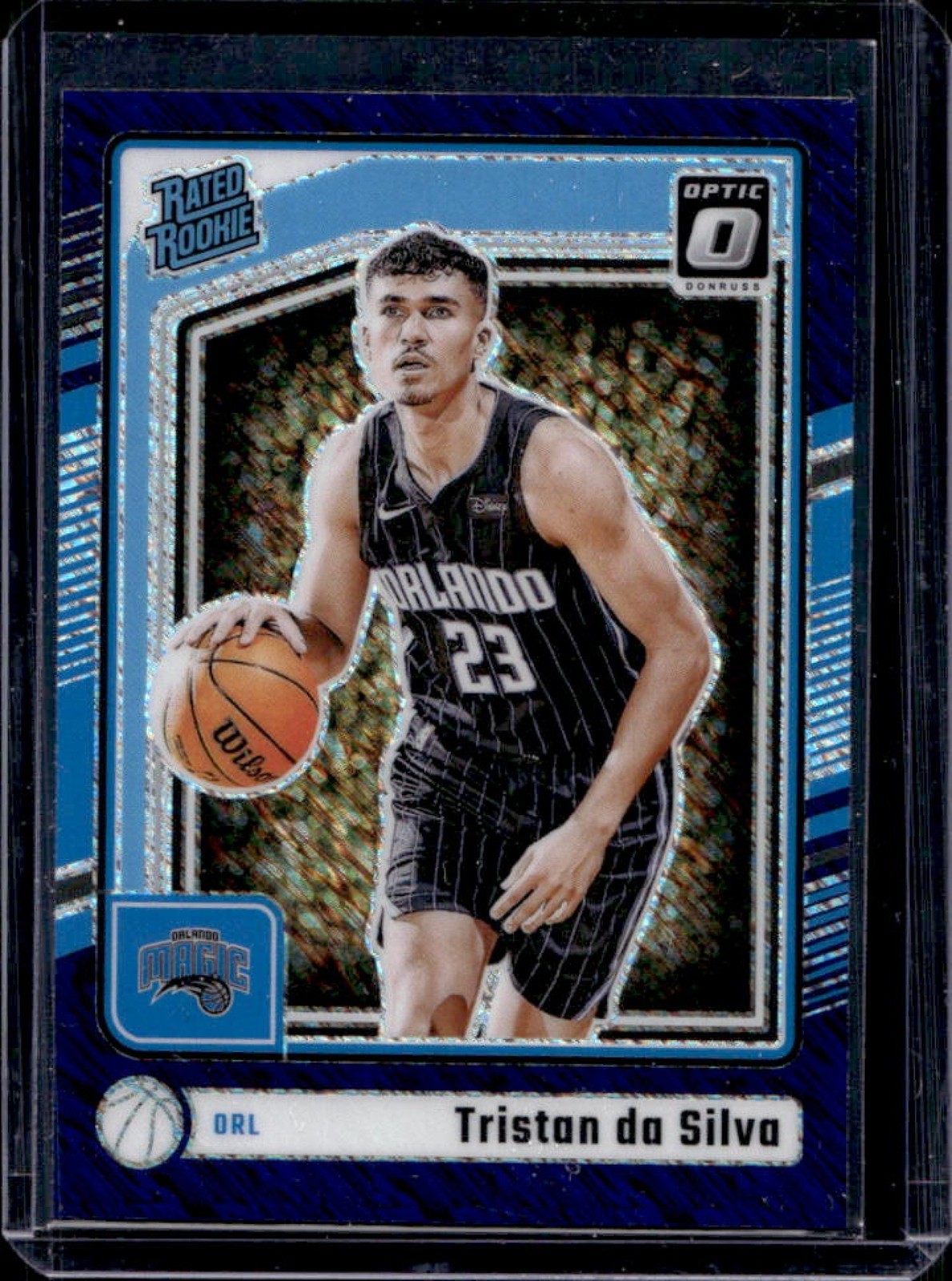 2024-25 Donruss Optic Tristan da Silva Rated Rookie Purple Shimmer RC #260 Magic
