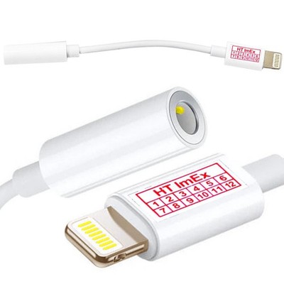Adapter converter to AUX 3,5 Headphone Audio cable für iPhone XS / XS Max Handy