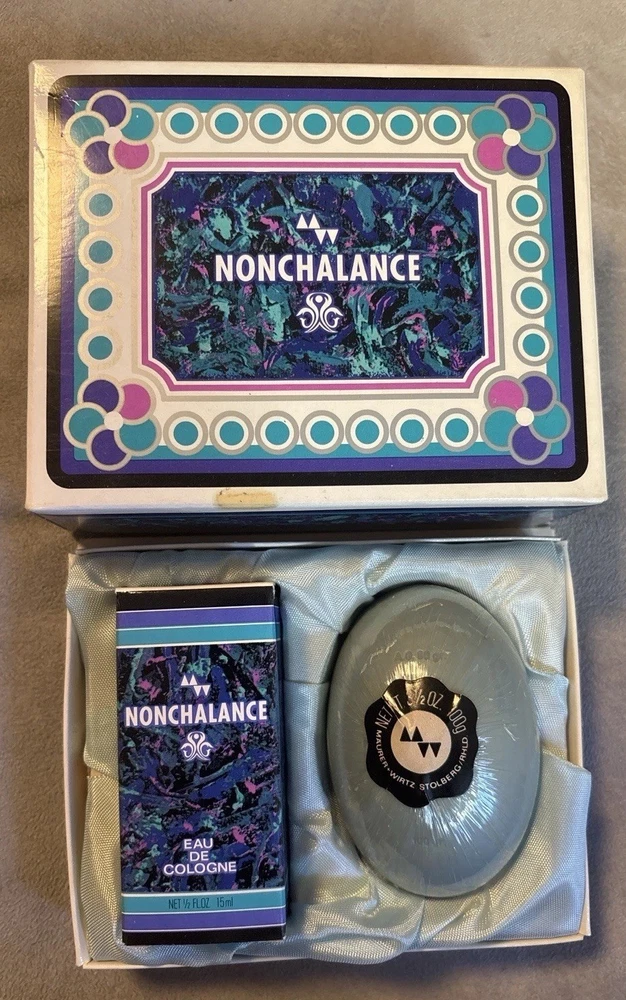 Vintage NONCHALANCE Mäurer & Wirtz Geschenkset OVP Eau de Cologne, Seife