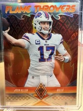 Josh Allen 2022 Phoenix NFL Flame Throwers FT-9 Buffalo Bills