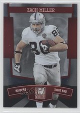 2010 Donruss Elite Zach Miller #72 0a1