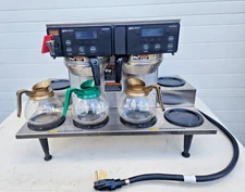 Bunn Axiom 0/6 Twin 12 Cup Automatic Coffee Brewer w/ 6 Warmers - 120/208-240V