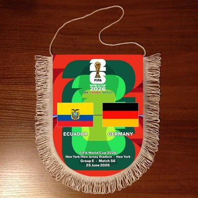 Pennant Ecuador - Germany World Cup 2026 Football Team