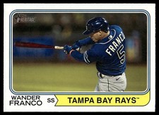 Wander Franco 2023 Topps Heritage #21 Tampa Bay Rays 30803 Baseball Card