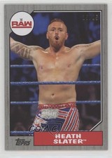 2017 Topps Heritage WWE Silver 25/25 Heath Slater #49 0ad
