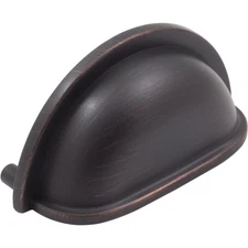 Estate Cup Cabinet Pull, 3 Inches, Vintage Bronze by Stone Harbor Hardware