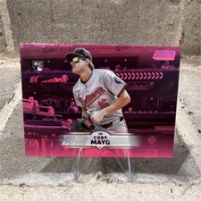 Topps Stadium Club 2025 Coby Mayo Rookie Pink Parallel #62 Orioles Card