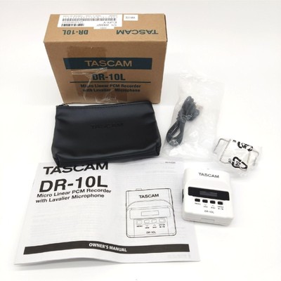 Tascam DR-10LLW Digitaler Audio-Recorder   Weiß   Modell Voice unvollständig 