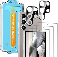 Coliary 3 2 Pack Tempered Glass Screen Protector for Samsung Galaxy S24 Ultra