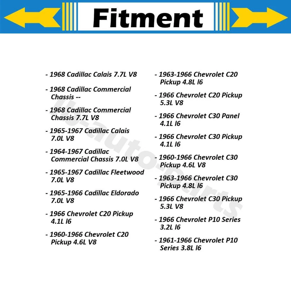 Linha de mangueira de freio dianteiro Sunsong 2 peças para 1963-1965 Chevrolet C30 painel 3.8L - Imagem 2 de 4