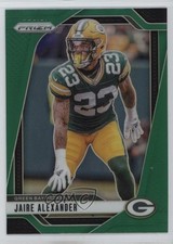 2024 Panini Prizm Green Prizm Jaire Alexander #106 08o7