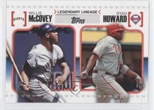 2010 Topps Legendary Lineage Willie McCovey Ryan Howard #LL1 HOF 0j6