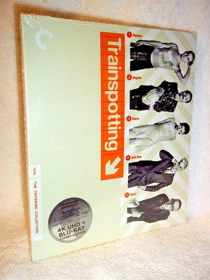 Trainspotting (4K/Blu-ray, 2024, CRITERION, 2-DISC) NE Danny Boyle