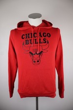 NEW ERA CHICAGO BULLS FELPA CAPPUCCIO MAGLIA UOMO Tg 2XS MAN SPORT SWEATSHIRT