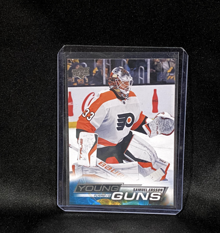 2022-23 UD Extended Young Guns #727 Samuel Ersson Philadelphia Flyers