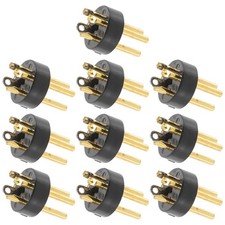 10 Pcs XLR Accessories Speaker Microphone Plug Connector Audio Conversion Head