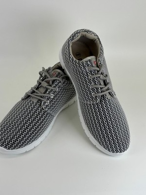 Alpine Swiss Kilian Gray Knit Sneakers Mens 11 Wide 13W Lightweight Casual Shoes