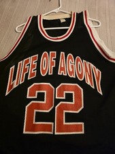 Vintage Life Of Agony Basketball Jersey (XL) 1995 NYC River Runs Red UGLY