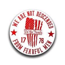 We The People 1776 Vinyl Decal Sticker for Cars Trucks Windows Bumpers Walls