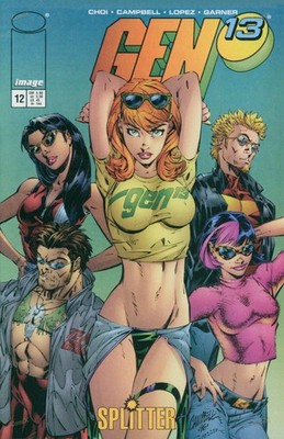 Gen 13 - No. 12 - Splitter (1997-1999) Press Issue Condition 1