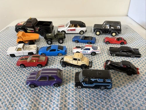 Vintage Diecast Car Truck Lot Of 16 Ertl Tonka Maisto Zee