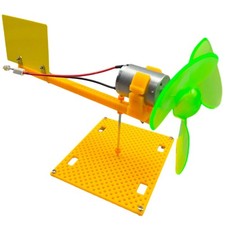 Generatore di energia eolica compatto con kit scientifico educativo motore brush