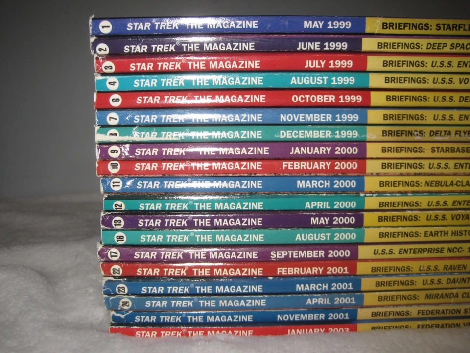 Star Trek The Magazines 1999-2003 ~ 19 edições - Imagem 2 de 3